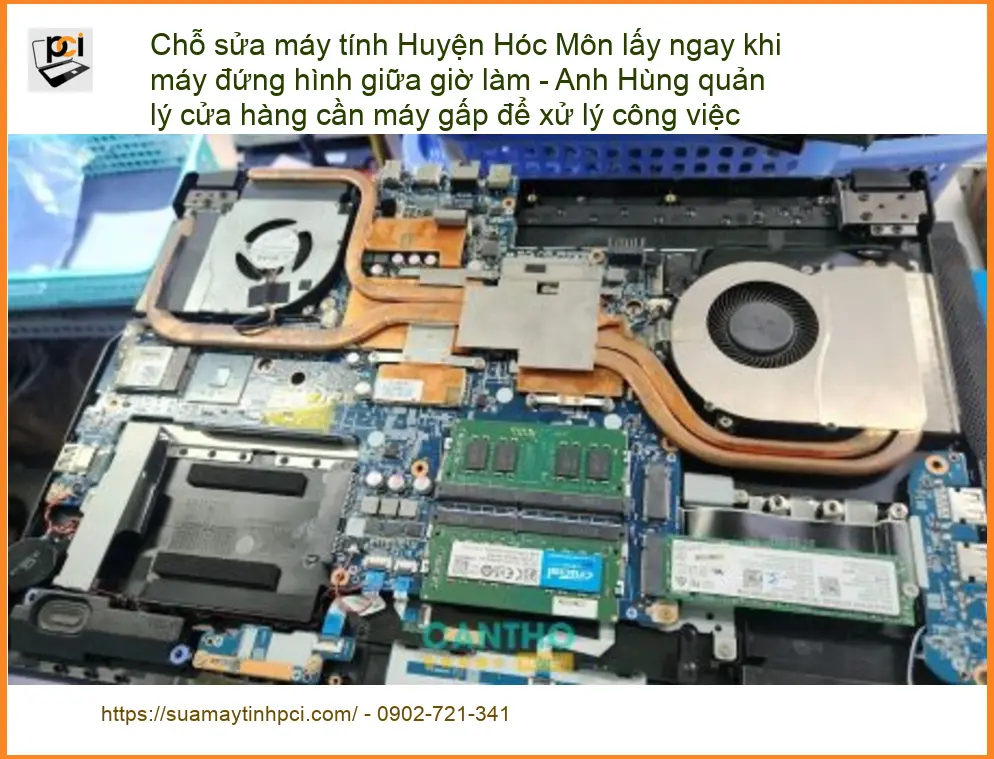 Sửa máy tính Hóc Môn lấy ngay khi đứng hình – Dịch vụ khắc phục tận nơi