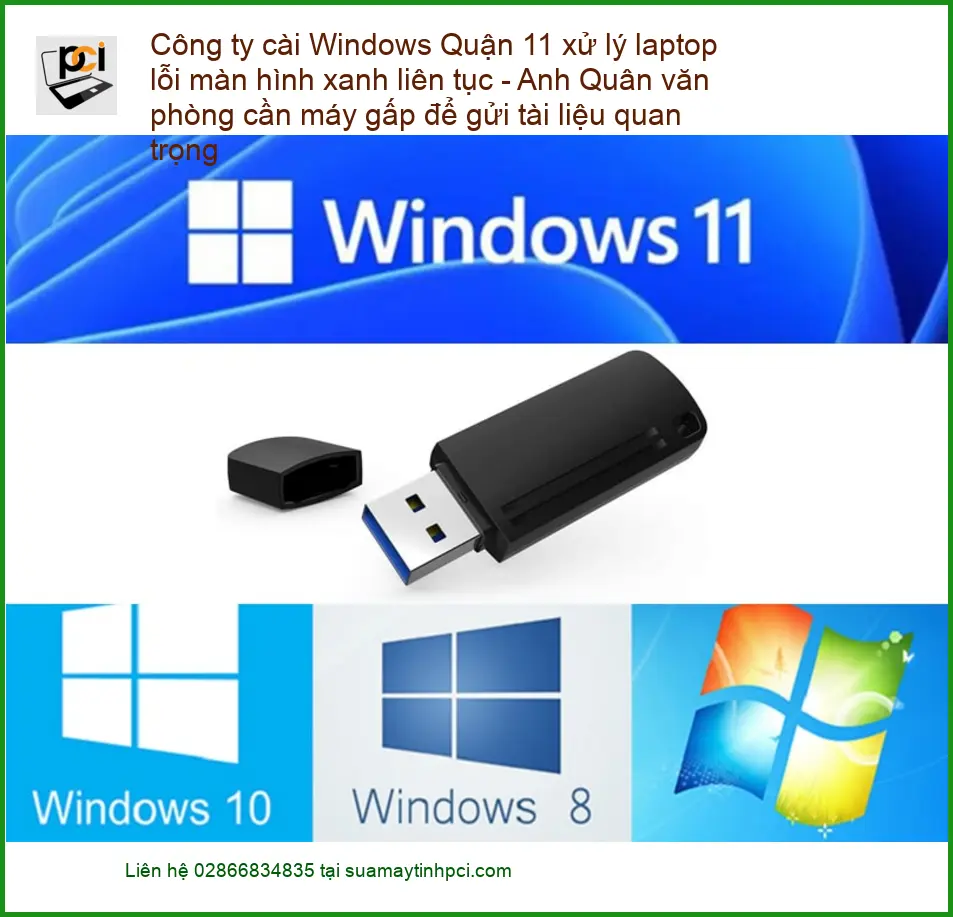 Windows Công ty cài Quận 11 xử lý laptop lỗi màn xanh – Trung tâm hỗ trợ