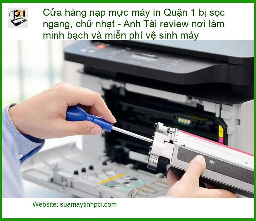 Nạp Mực Máy In Quận 1 sọc ngang, nhạt chữ – Điện thoại công ty xử lý gấp
