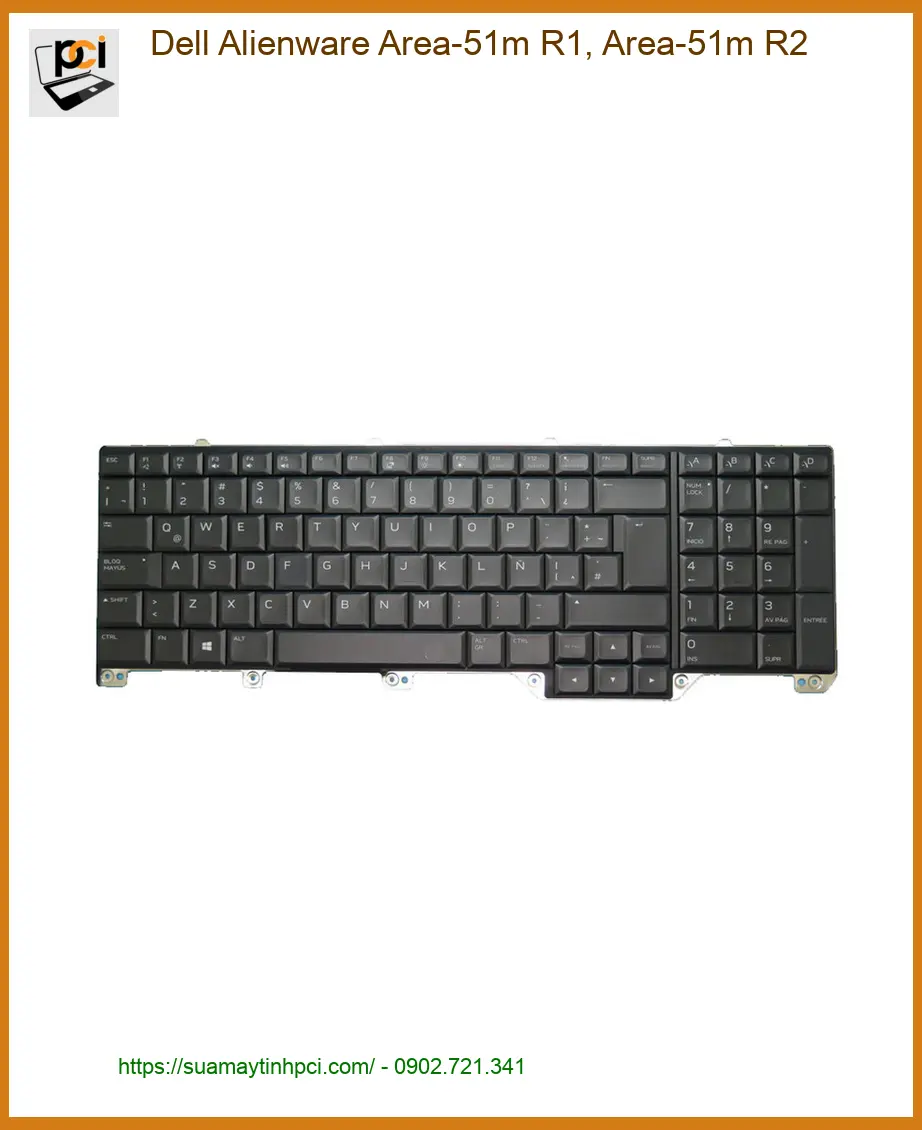 Thay Bàn phím Laptop Alienware Area-51m R1/R2 - Lấy Liền Tại TPHCM