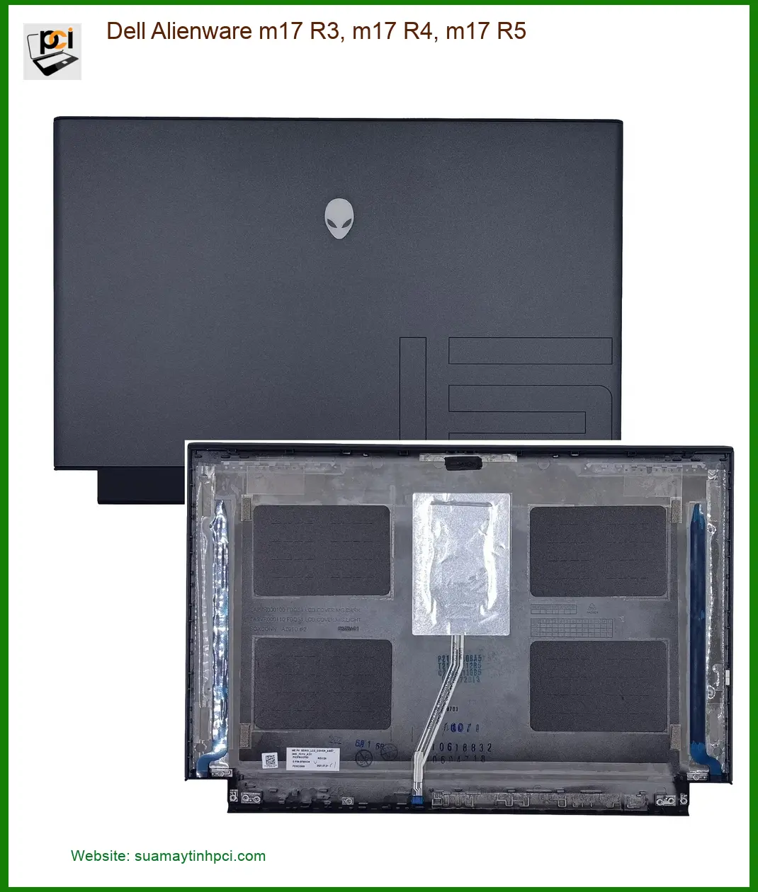 Vỏ Laptop DELL Alienware m17 - Thay Nhanh TPHCM | Cửa Hàng Gần Đây Giá Tốt