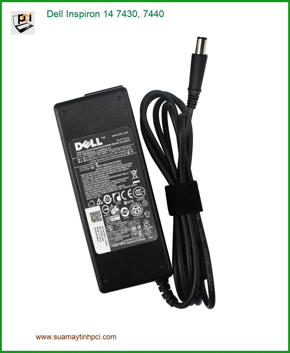 Sạc Laptop Dell Inspiron 14 - Cửa Hàng TPHCM | Giao Nhanh