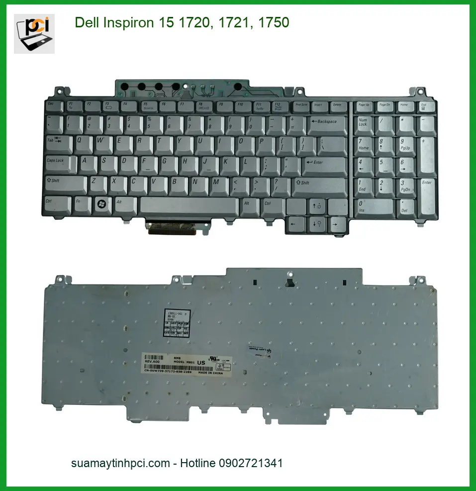 Bàn phím Laptop DELL Inspiron 15 - Thay mới trong ngày TPHCM
