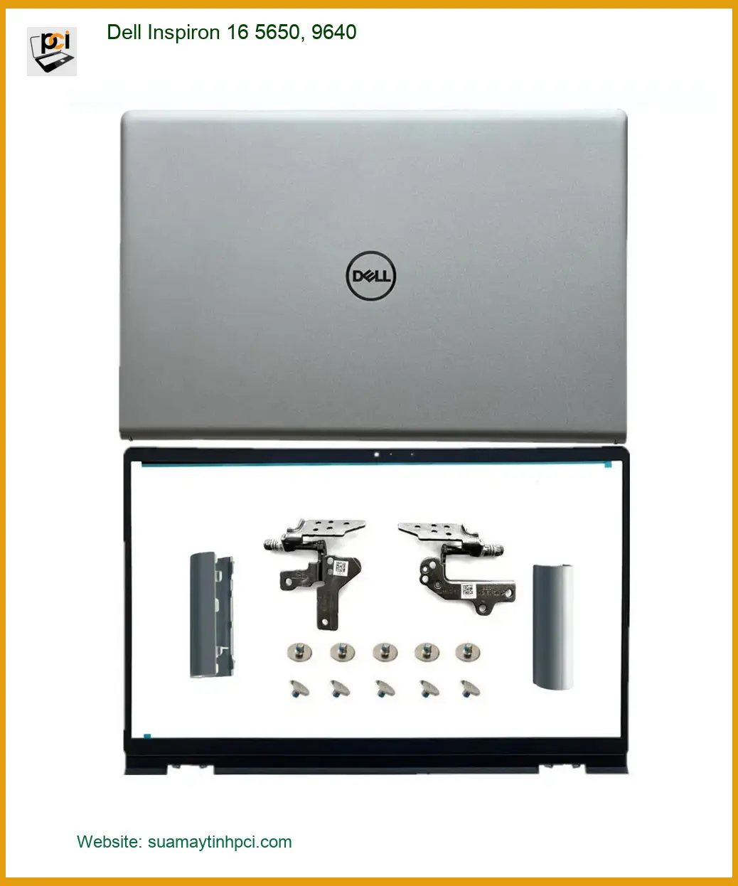 Vỏ Laptop Dell Inspiron 16 5650/9640 - Thay Nhanh Tại Trung Tâm Gần Bạn