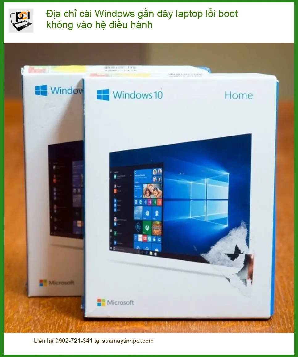 Cài Windows laptop lỗi boot không vào hệ điều hành – Địa chỉ hỗ trợ gần đây