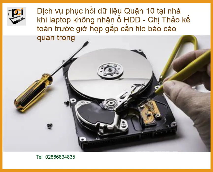 Khôi Phục Dữ Liệu Laptop không nhận ổ Quận 10 – Cứu file cấp tốc