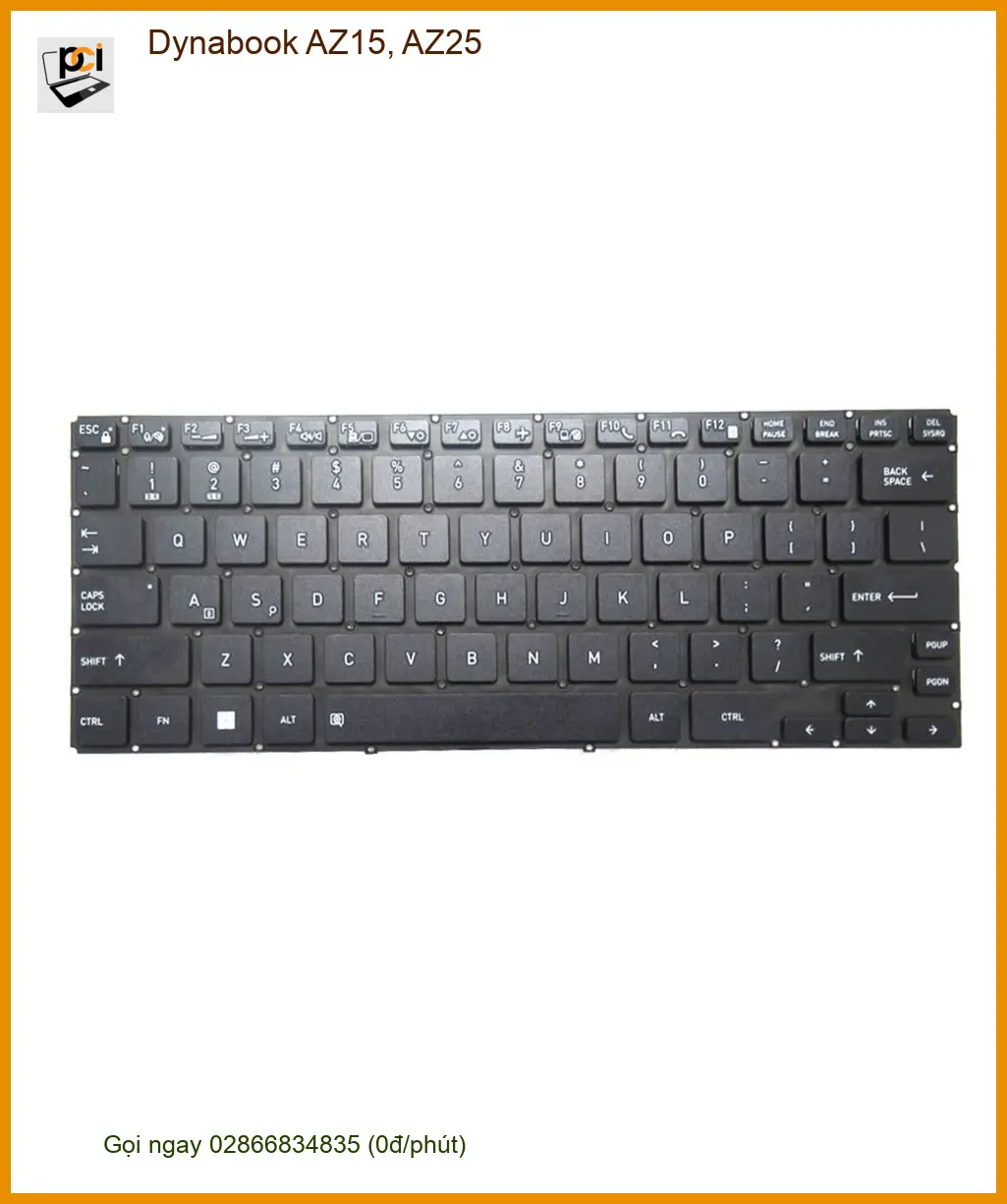 Bàn phím Laptop Dynabook AZ15, AZ25 - Trung Tâm Thay Nhanh TPHCM Giá Tốt