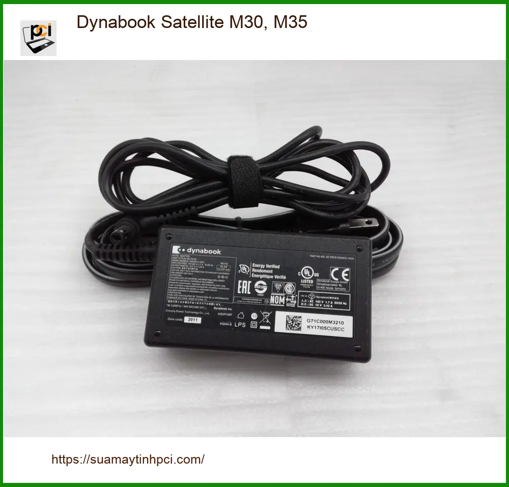 Sạc Laptop Dynabook Satellite M30, M35 - Thay sạc nhanh TPHCM trong ngày