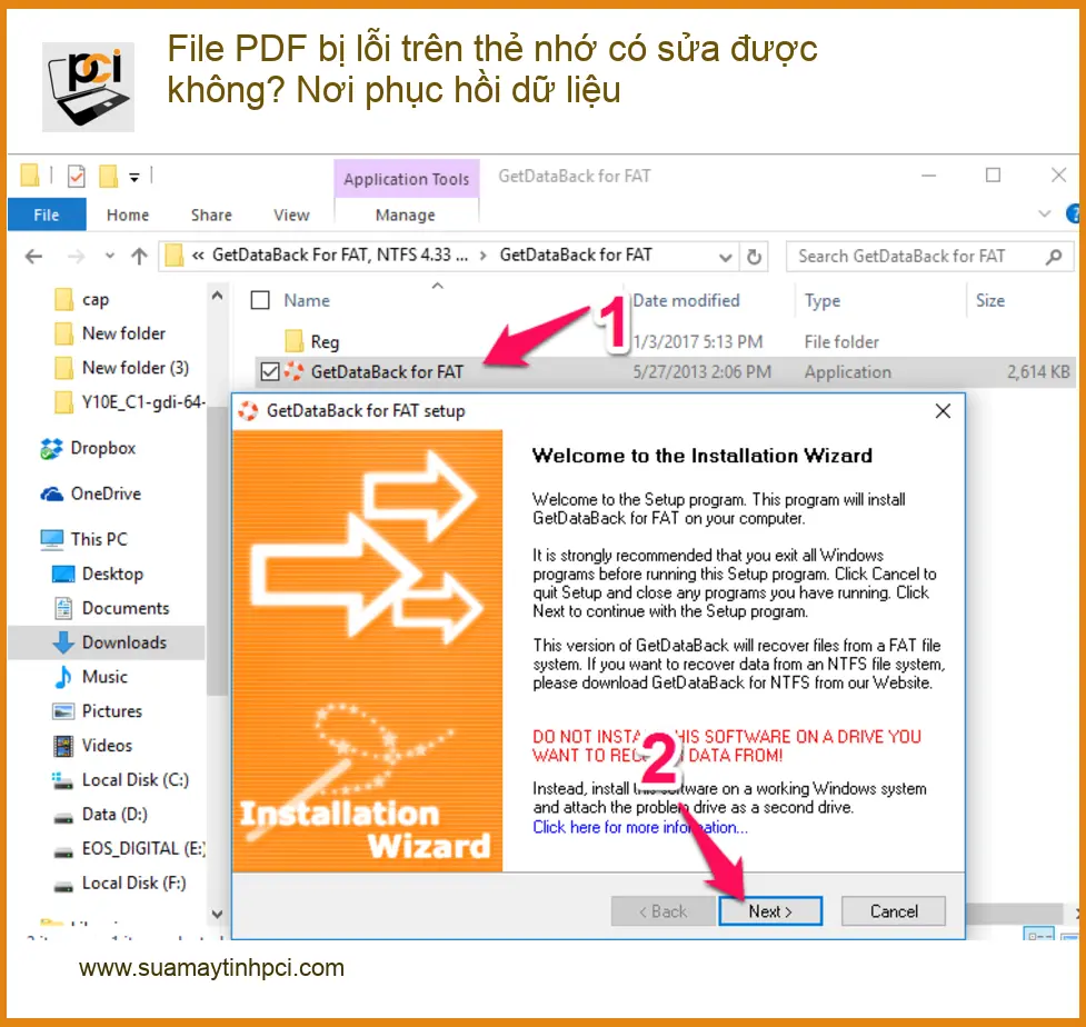 Khôi Phục Dữ Liệu File PDF bị lỗi trên thẻ nhớ – Trung tâm cứu dữ liệu TPHCM