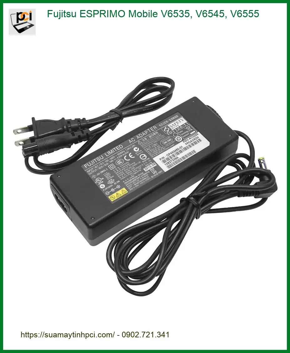 Sạc Laptop Fujitsu ESPRIMO Mobile V6535/V6545/V6555 - Thay Nhanh Tại Cửa Hàng TPHCM