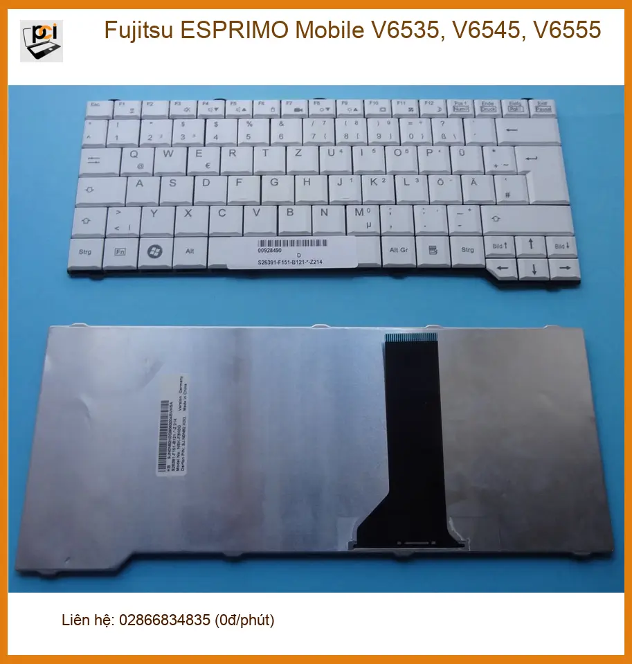 Thay Bàn Phím Fujitsu ESPRIMO V6535 - Giá Rẻ - Lấy Liền - Gần Đây TPHCM