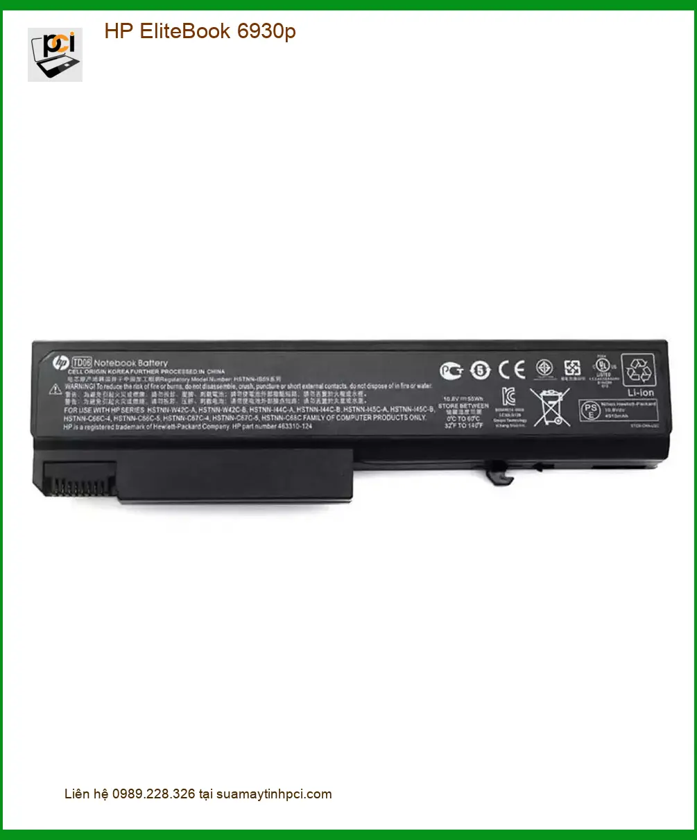 Pin Laptop HP EliteBook 6930p - Thay Pin Lấy Liền, Giá Cực Tốt TPHCM