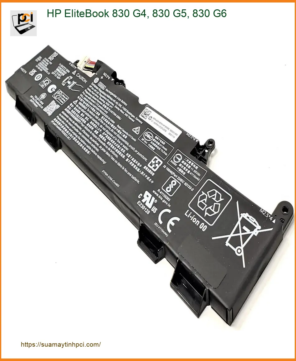 Pin Laptop HP EliteBook 830 G4, G5, G6 - Thay Lấy Liền TPHCM Uy Tín