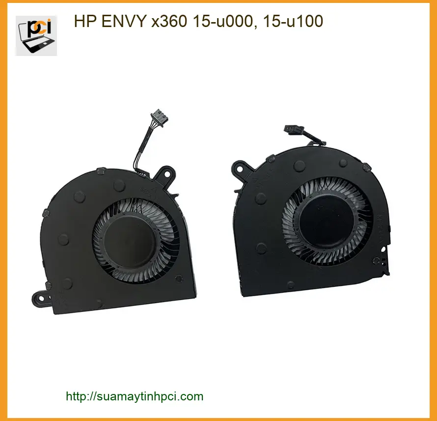 Quạt Laptop HP ENVY x360 15-u000, 15-u100 - Thay Nhanh TPHCM Giá Rẻ