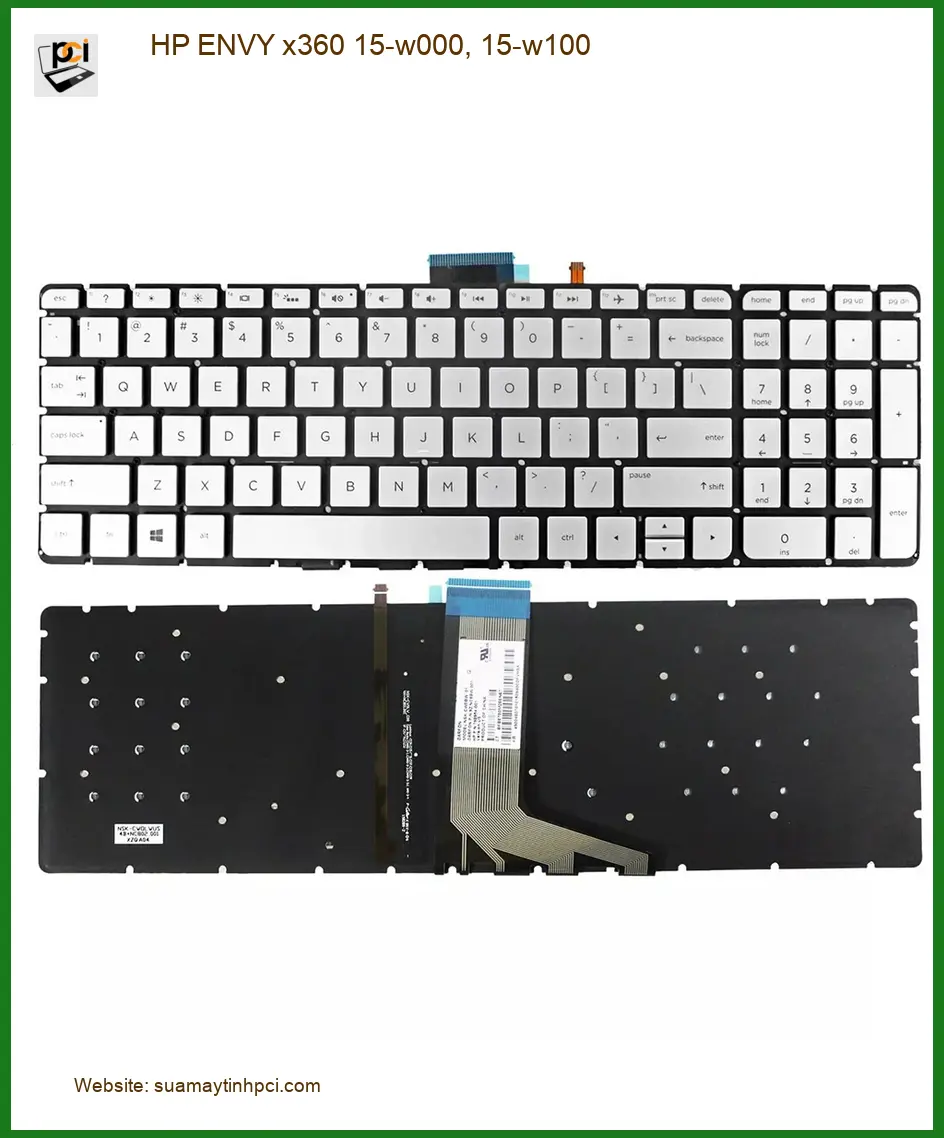 Bàn phím Laptop HP ENVY x360 - Thay Lấy Ngay | Giá Rẻ TPHCM