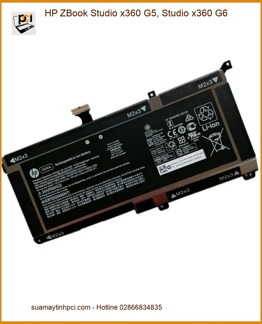 Pin Laptop HP ZBook Studio x360 G5, G6 - Thay Lấy Ngay, Giá Rẻ Nhất TPHCM