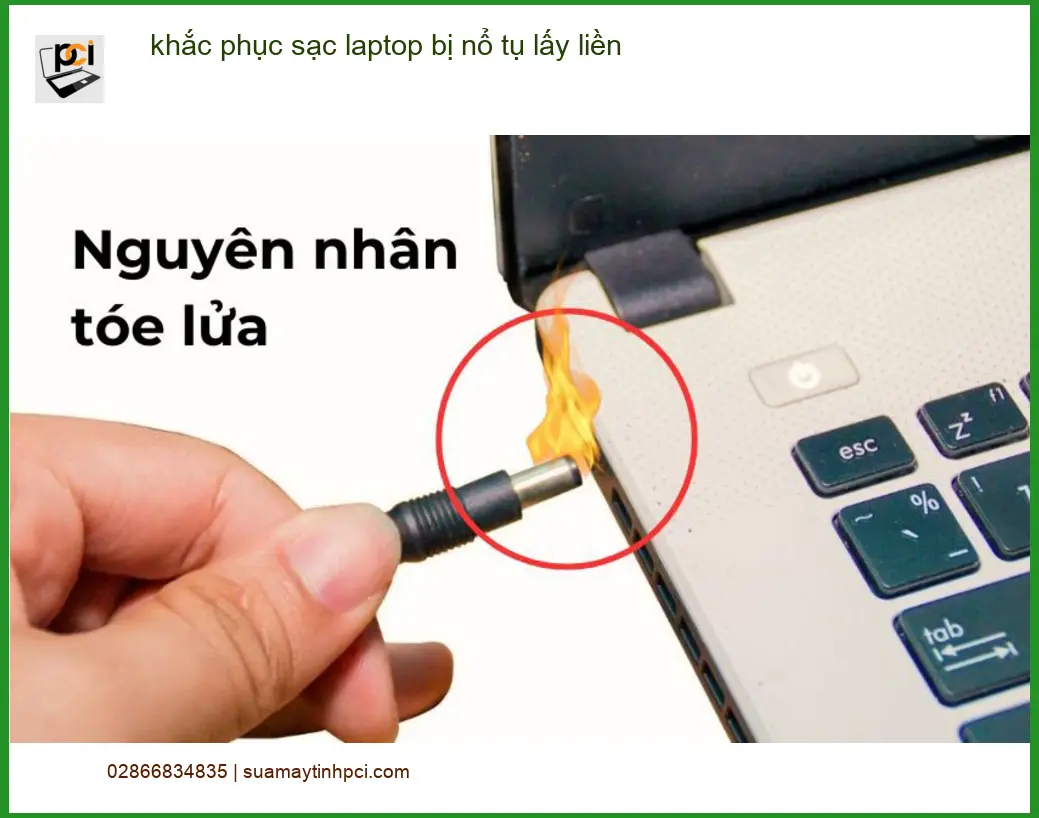 Sửa Laptop khắc phục sạc bị nổ tụ lấy liền – Trung tâm hỗ trợ gần đây