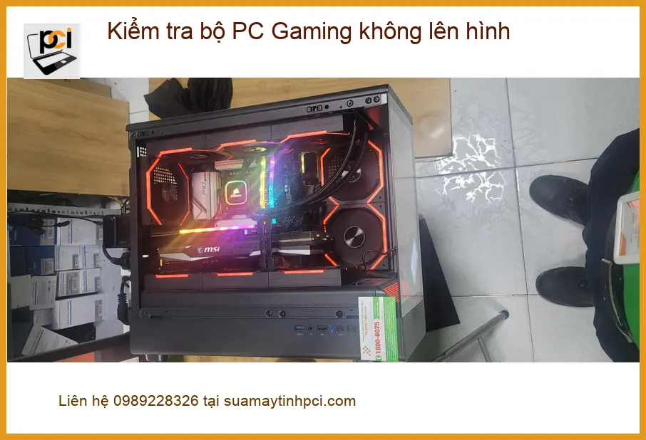 Anh Hoàng thợ sửa PC Gaming không lên hình Quận Bình Tân chuyên nghiệp ảnh thực tế 2