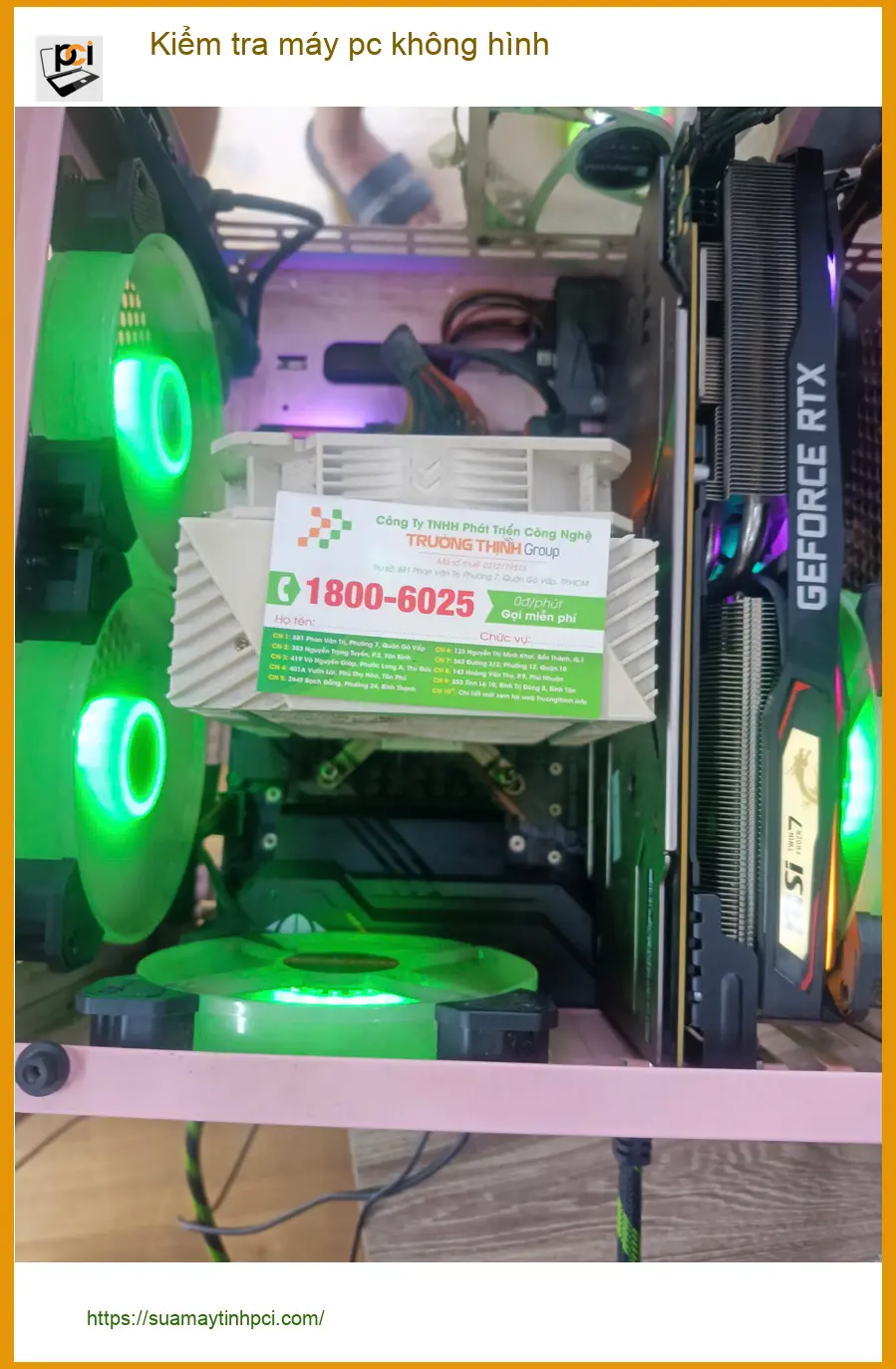 Dịch vụ kiểm tra máy pc không hình Quận Tân Phú – Anh Cường kế toán cứu nguy