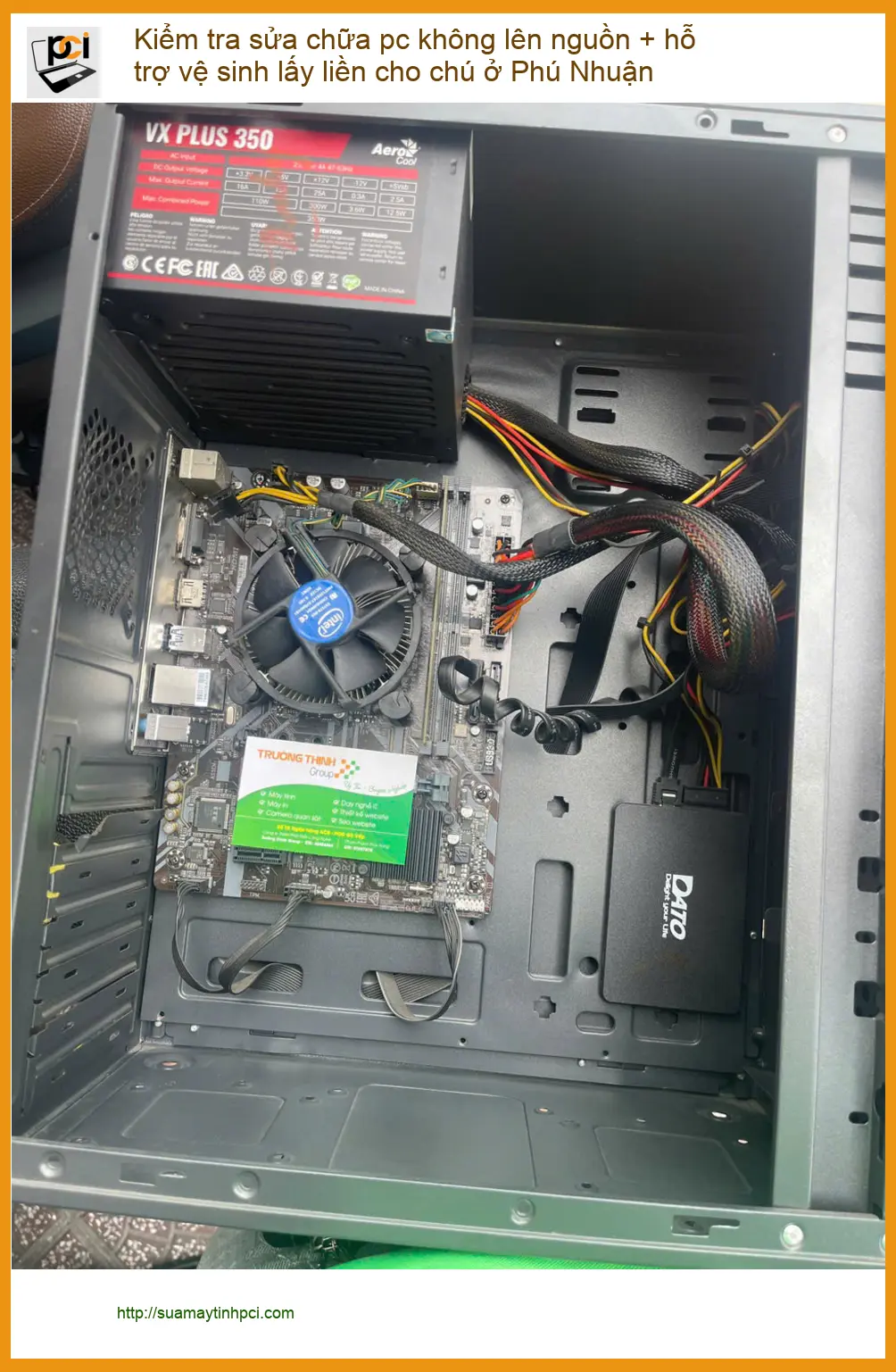 Chú Hùng ở Phú Nhuận review: Sửa pc không lên nguồn, vệ sinh lấy liền.