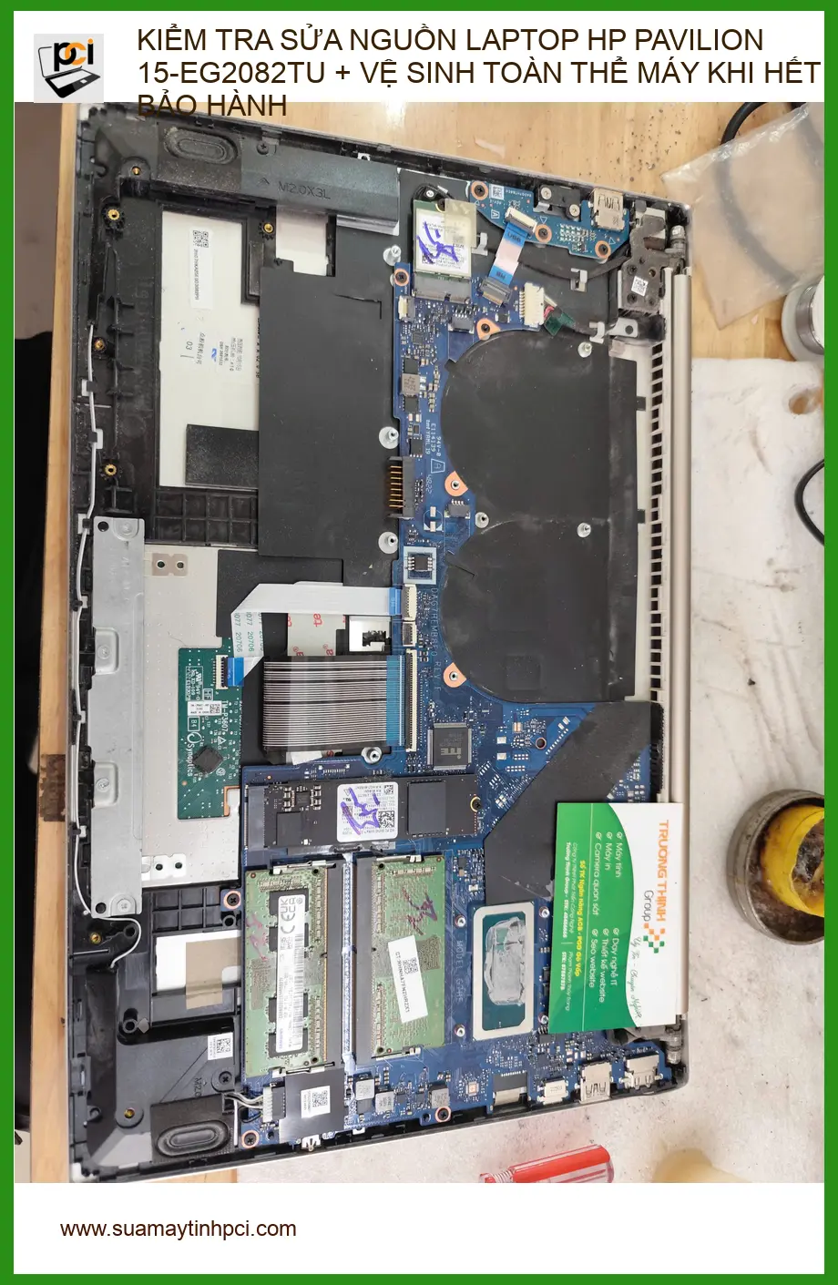 Bác Tư sửa nguồn laptop HP Pavilion 15-EG2082TU tại Q.Phú Nhuận