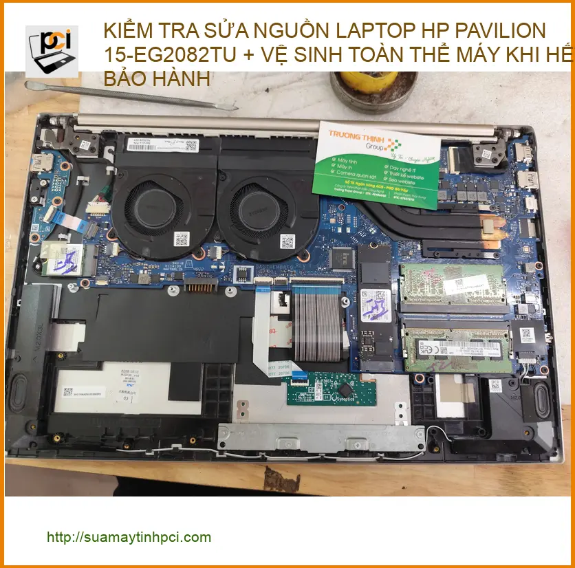 Bác Tư sửa nguồn laptop HP Pavilion 15-EG2082TU tại Q.Phú Nhuận ảnh thực tế 1