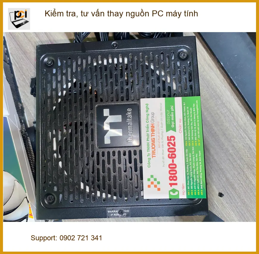 Anh Quân bất ngờ – Kiểm tra, Thay nguồn PC máy tính Quận 7 lấy liền