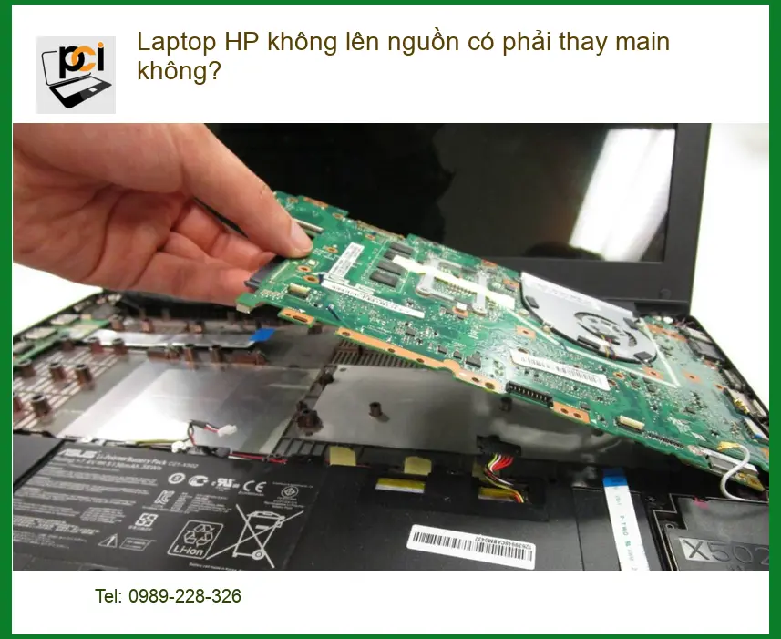 Sửa Laptop HP không lên nguồn có phải thay main không? – Trung tâm hỗ trợ TPHCM