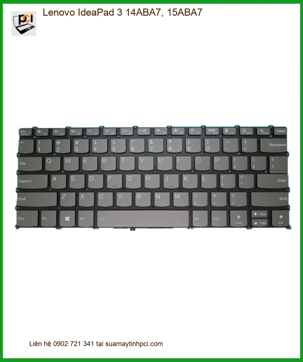 Bàn phím Laptop LENOVO IdeaPad 3 14ABA7, 15ABA7 - Thay Nhanh Tại TPHCM Giá Rẻ