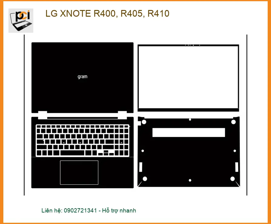 Vỏ Laptop LG XNOTE R400, R405, R410 - Thay Lấy Liền TPHCM | Giá Rẻ