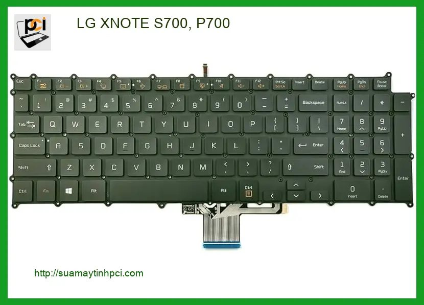 Bàn Phím Laptop LG XNOTE S700 P700 - Thay Lấy Ngay Giá Rẻ TPHCM