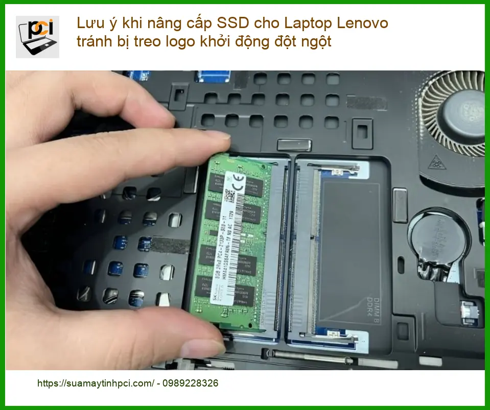 Lưu ý nâng cấp SSD Lenovo tránh treo logo – Trung tâm hỗ trợ TPHCM