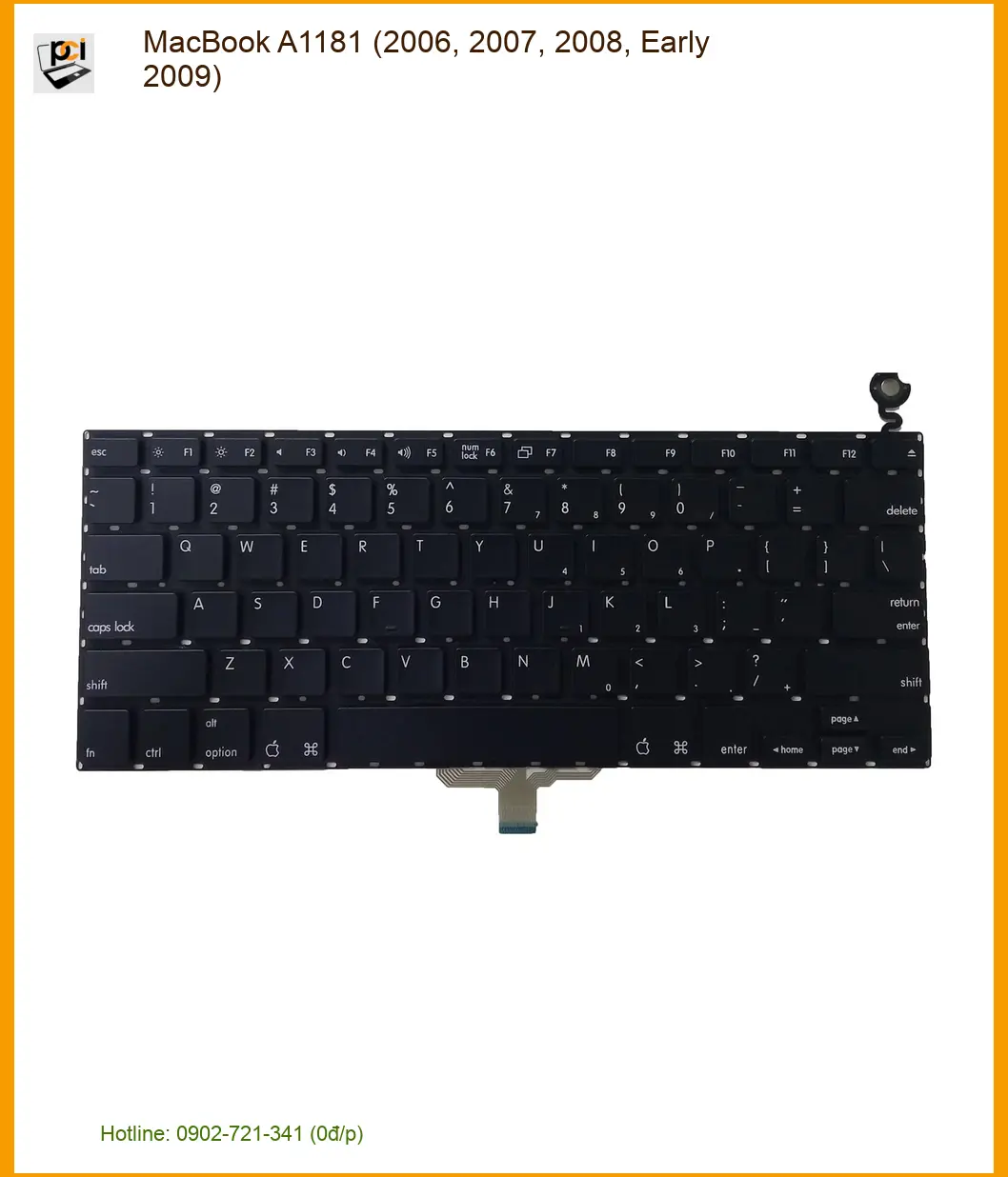 Bàn phím Apple MacBook A1181 | Giá rẻ, thay tại Cửa hàng gần đây