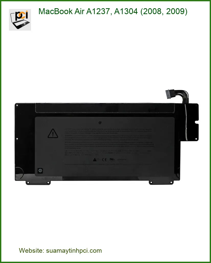 Pin Laptop Macbook Air A1237 A1304 - Thay Nhanh, Giá Rẻ TPHCM