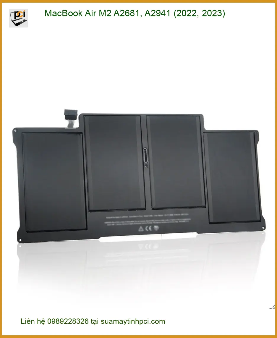 Pin Laptop APPLE MacBook Air M2 A2681, A2941 - Thay Lấy Ngay Giá Sinh Viên