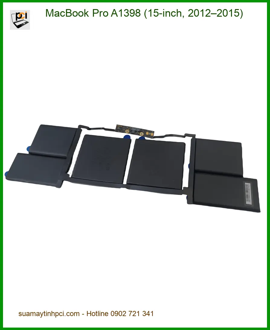 Pin Laptop MacBook Pro A1398 - Thay Nhanh Giá Rẻ Tại TPHCM