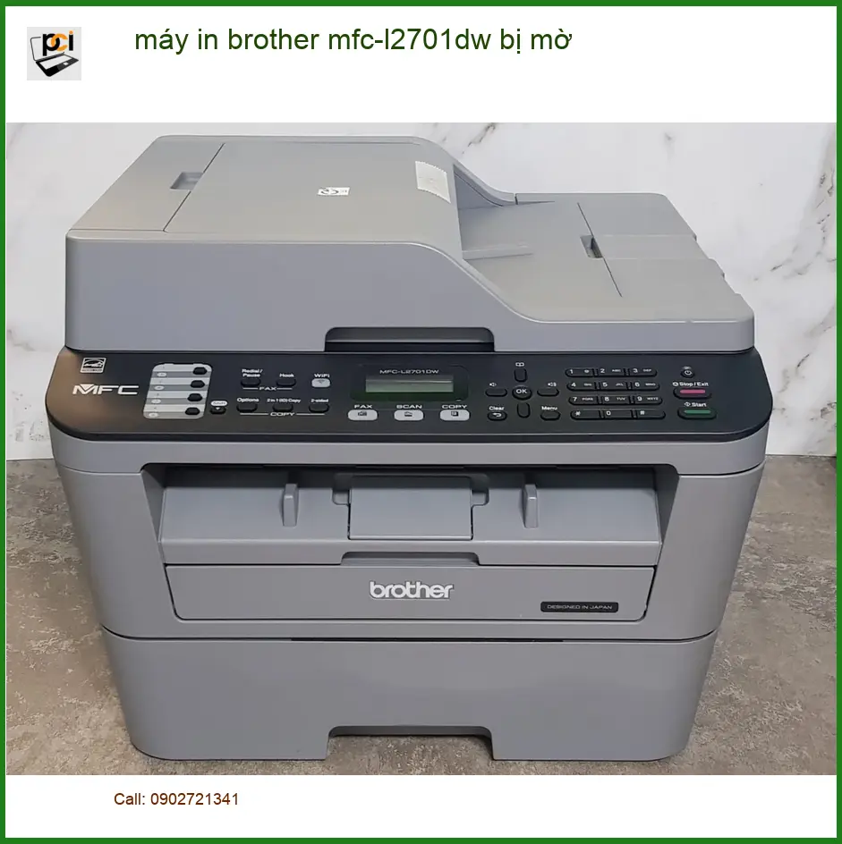 Sửa Chữa Nạp Mực Máy In brother mfc-l2701dw mờ – Gọi thợ nhanh