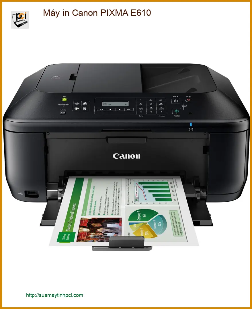 Máy in Canon PIXMA E610 - Sửa Nhanh, Nạp Mực Tận Nơi TPHCM