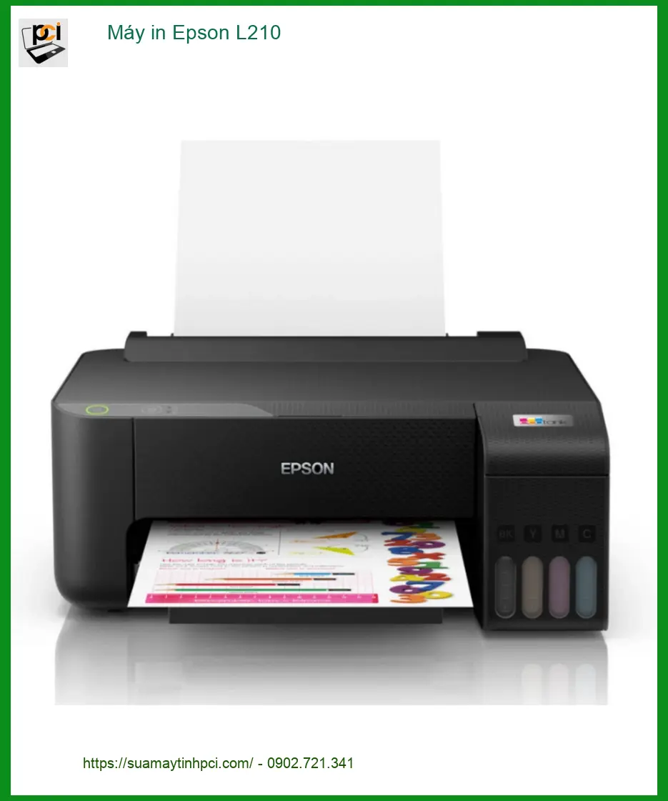 Máy in Epson L210 - Dịch vụ sửa chữa - Nạp mực tại nhà TPHCM