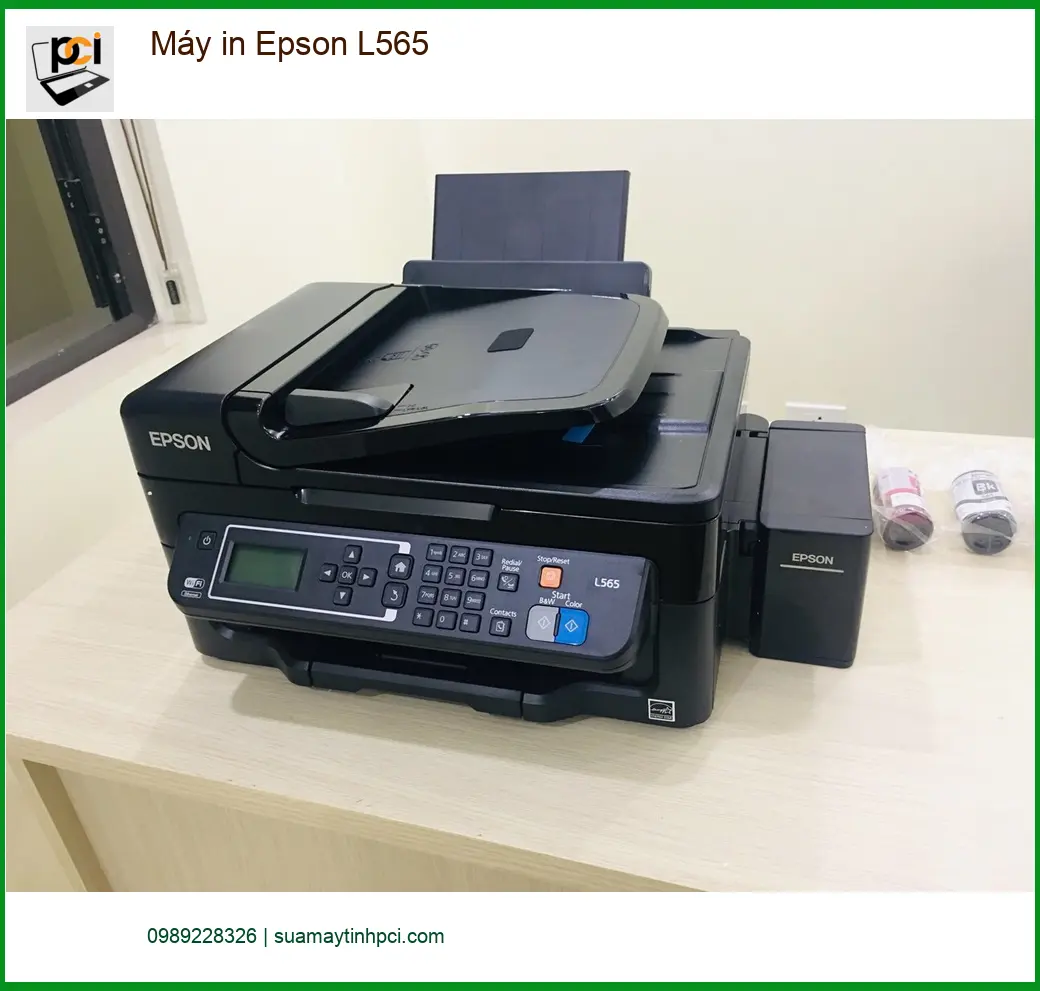Máy in Epson L565 - Nạp mực tận nơi | Cửa hàng sửa nhanh TPHCM