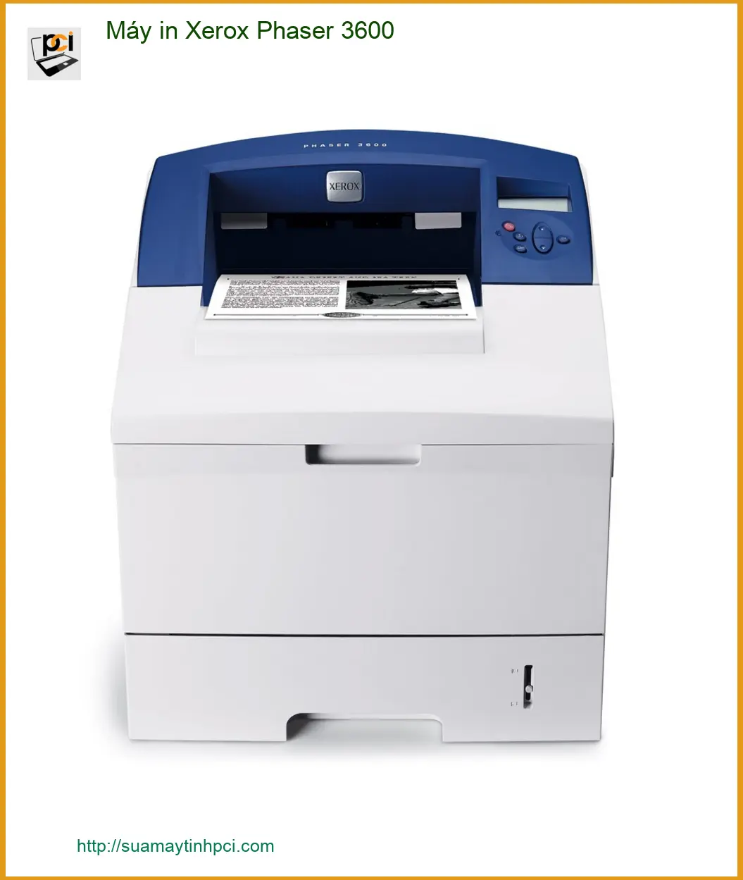 Sửa Máy in Xerox Phaser 3600 - Bơm Mực Tận Nơi Nhanh Giá Tốt