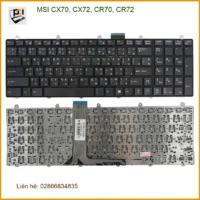Bàn phím Laptop MSI CX70, CX72 - Thay Nhanh Lấy Liền | Giá Rẻ TPHCM
