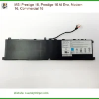 Pin Laptop MSI Prestige 16 - Thay Nhanh Tại Cửa Hàng | Gần Đây TPHCM