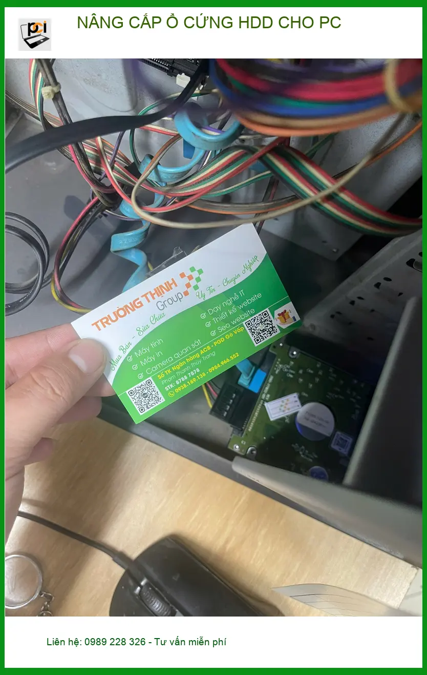 Chú Minh Triết review dịch vụ nâng cấp ổ cứng HDD PC Quận Thủ Đức uy tín ảnh thực tế 2