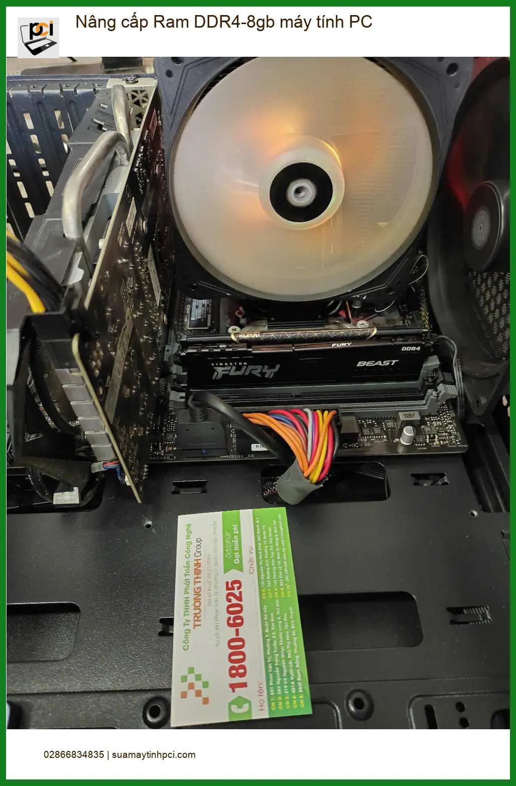 Dịch vụ nâng cấp Ram DDR4-8gb máy tính PC Quận 7 uy tín – Cô Mai