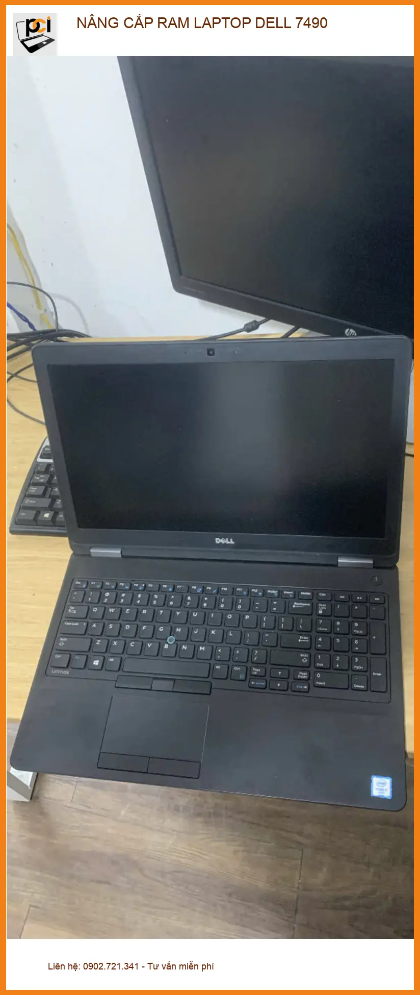Anh Kiên quản lý nâng cấp RAM laptop Dell 7490 Quận Tân Bình vì máy chậm