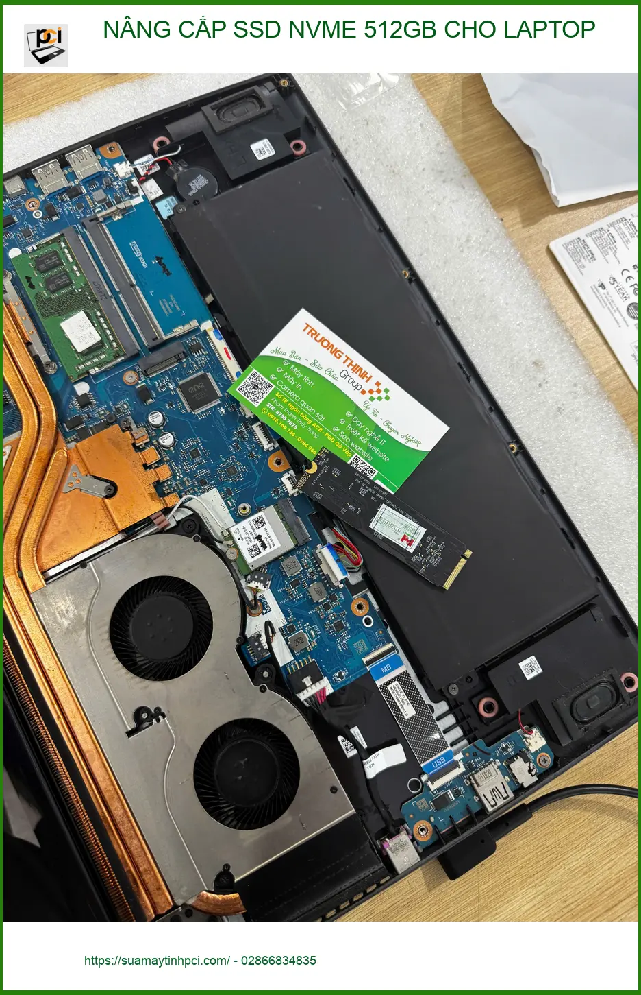 Anh Long IT tìm chỗ nâng cấp SSD NVMe 512GB cho laptop lấy liền ở Quận 10 ảnh thực tế 2