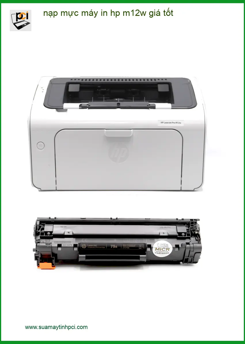 Nạp Mực Máy In HP M12w Tận Nơi – Thợ đổ mực nhanh giá rẻ TPHCM