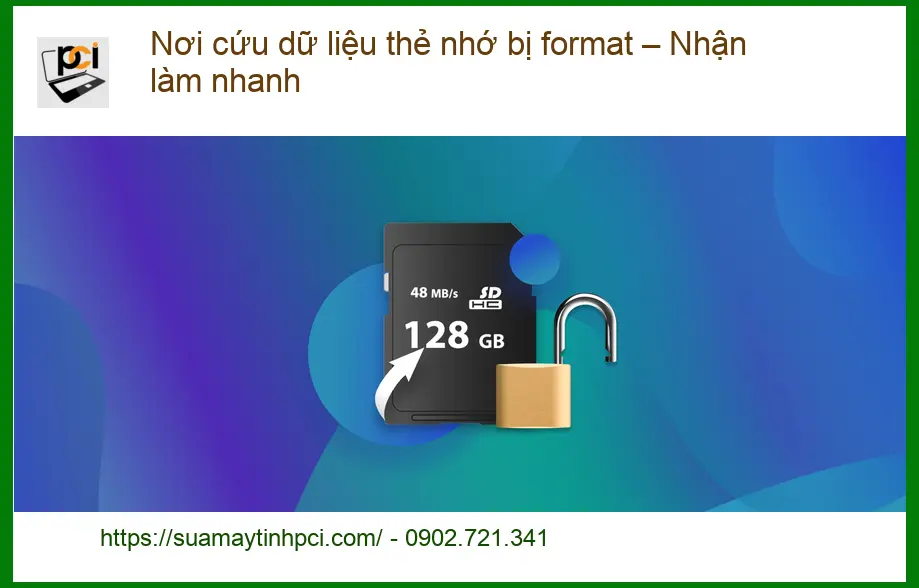 Khôi Phục Dữ Liệu thẻ nhớ bị format – Nơi cứu dữ liệu uy tín TPHCM