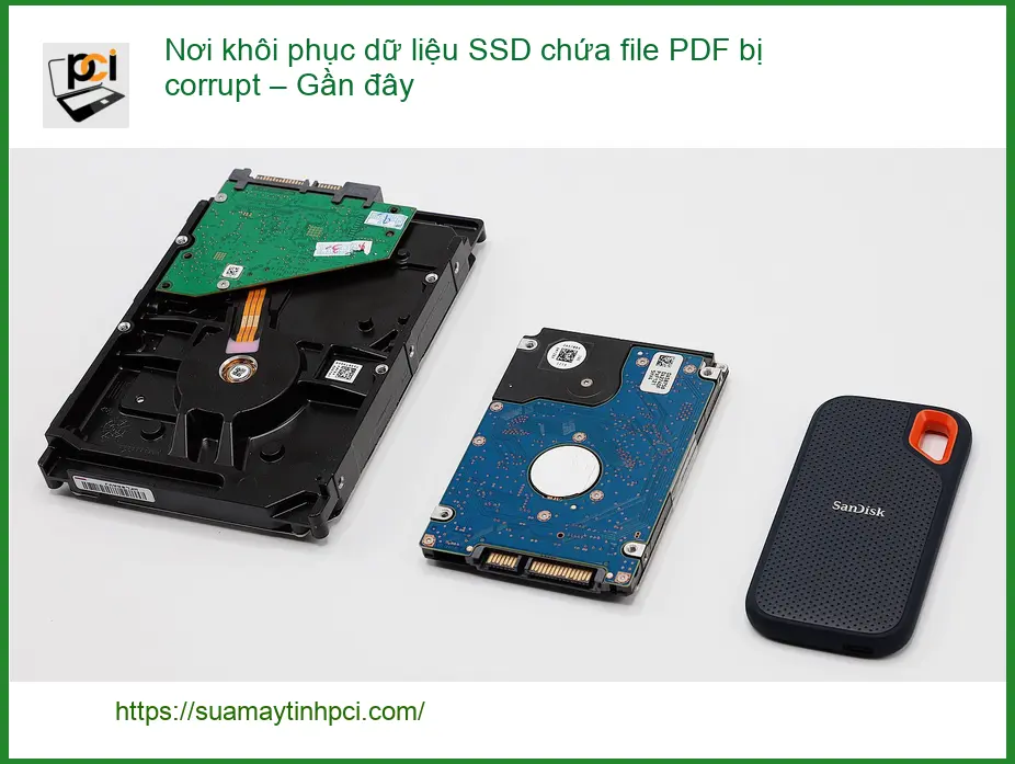Khôi Phục Dữ Liệu SSD PDF Corrupt – Trung tâm uy tín TPHCM